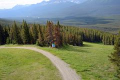 05 Looking Down At Lake Louise Ski Runs From Near Top Of Gondola In Summer